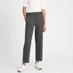 BANANA REPUBLIC High-Rise Straight Elastic-Waist Pants Size 4
